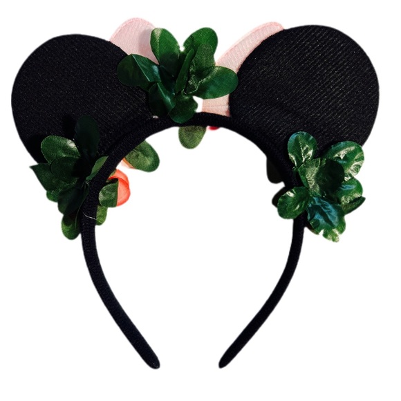 Kids Minnie Ears Flower Crown Handcrafted 3/$15.00 Three piece Bundle - Picture 2 of 3